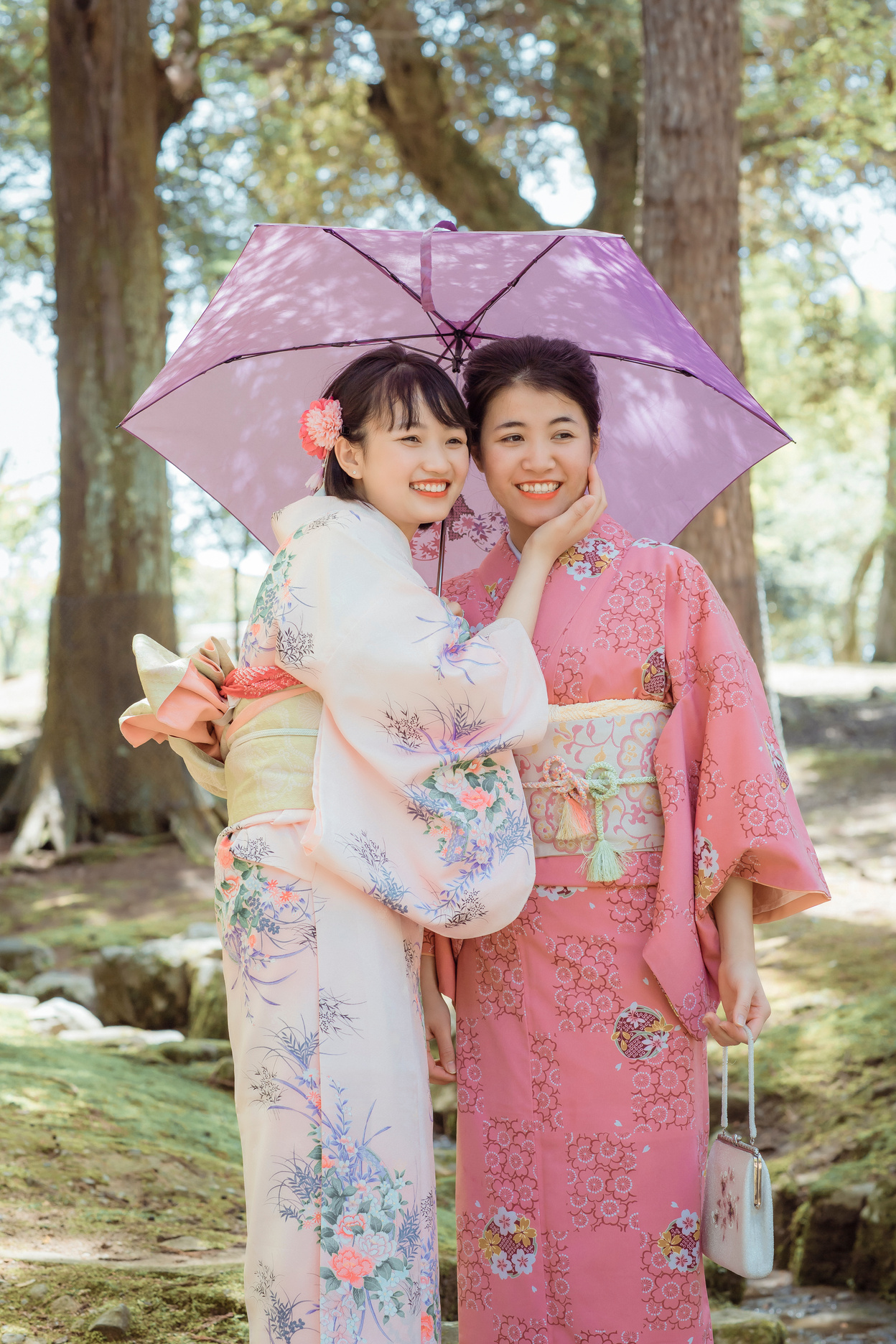 Women Wearing Kimonos