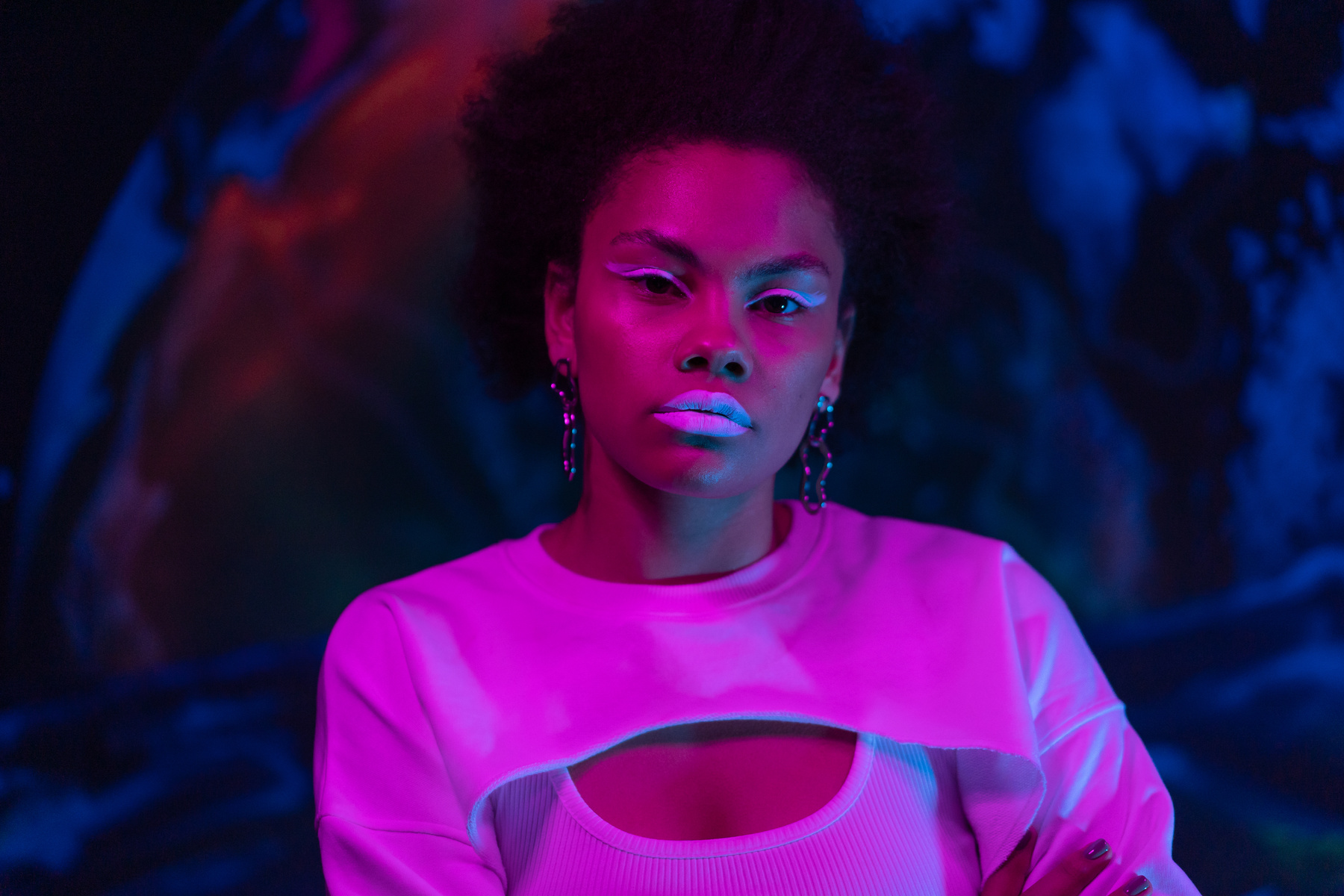 Women in Colorful Make-up