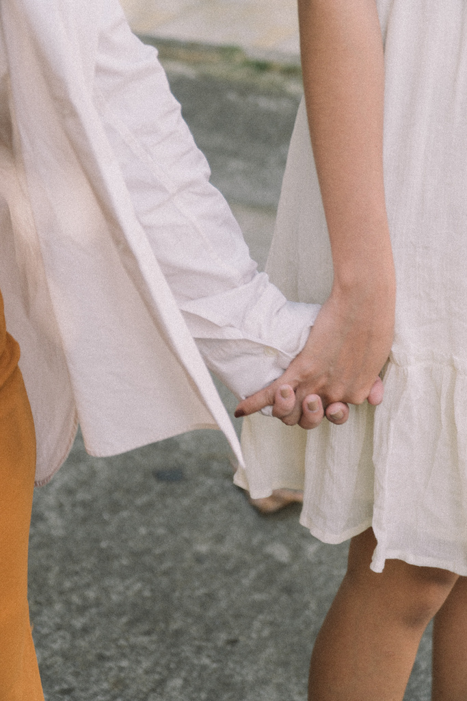 Lesbian Couple Holding Hands